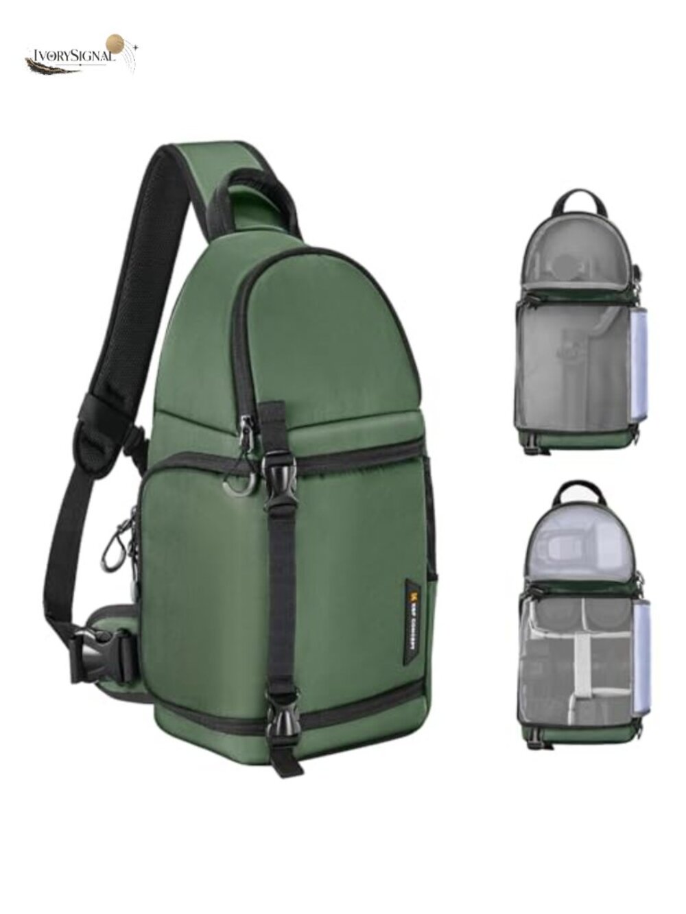 Compact 10L Camera Sling Bag Crossbody Backpack for Mirrorless DSLR Travel